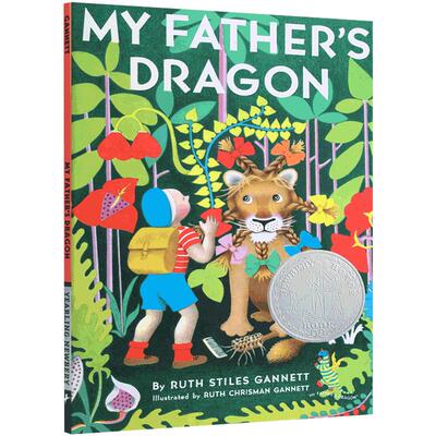 原版My Father's Dragon我爸爸的小飞龙爱与勇气的冒险故事1949年纽伯瑞银奖幻想文学名著精选世界儿童文学青少年经典课外读物