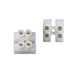 1000只锁螺丝式两位快速接线端子电线连接器快接头镀铜芯10A-2P