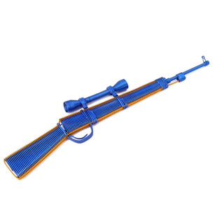 铝线编织98K儿童玩具枪模型创意礼物金属丝吃鸡大枪M416手工艺品