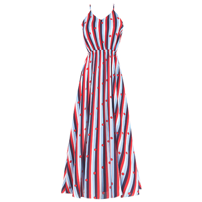 2025新款小个子裙子女吊带雪纺连衣裙长裙超仙三亚海边度假沙滩裙