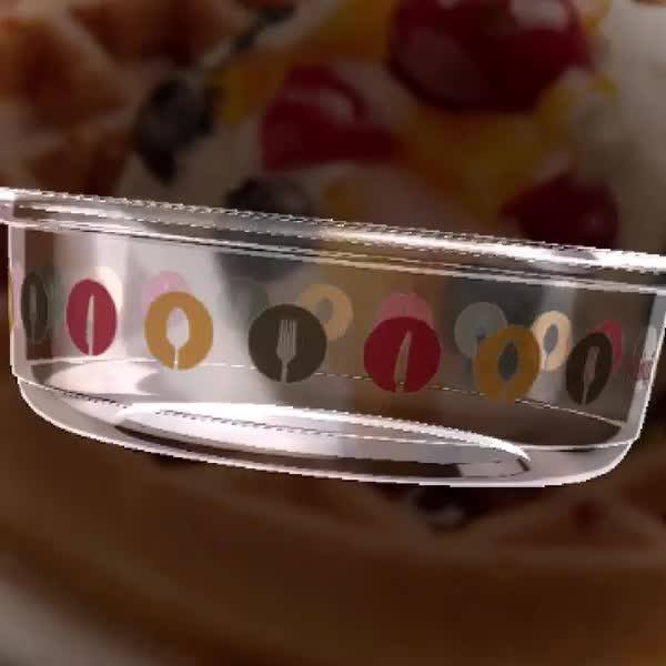 Disposable Salad Food Yogurt Fruit Sauce Round Container Plastic Bowls