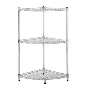 厨房置物架扇形四层多层锅架盆架转角架三角架储物架收纳架可调节