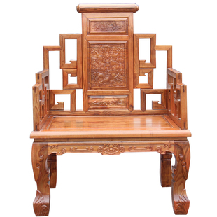 新款禅座打坐椅实木龙椅宝座中式复古法座修禅椅 办公椅 上师禅椅