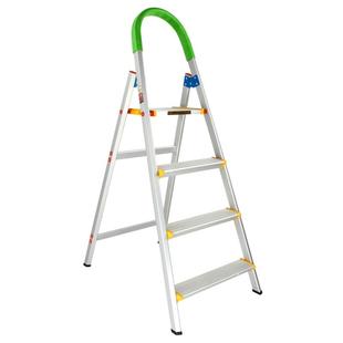 厂家直供 登月牌豪华家用梯子四步五步六步 合页梯人字升降折叠