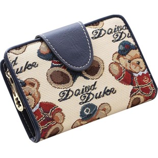 邻家小妃钱包女款2025新款韩版潮学生拉链短款钱包女款手拿包钱夹