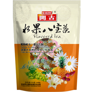 开古水果八宝茶菊花陈皮菠萝玫瑰每日花草茶花泡水喝独立10包袋装