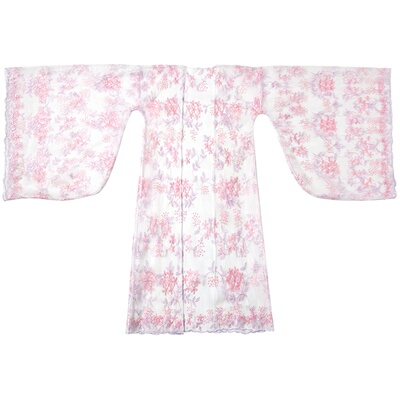 儿童汉服演出服中国风古典舞蹈服有位姑娘襦裙春三月桃花笑胭脂妆