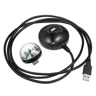 汽车led车内车载声控氛围灯usb音乐DJ无线爆闪灯光装饰气氛灯改装