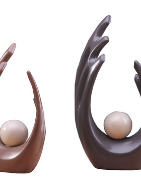 陶瓷抽象书架电视柜样板房小摆件