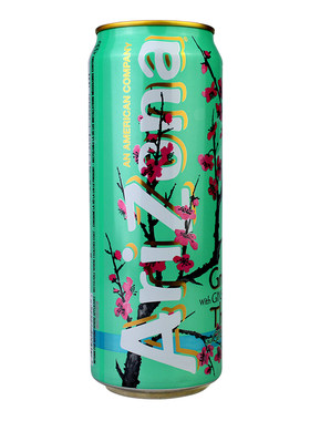 美国进口arizona绿茶0脂果味饮料