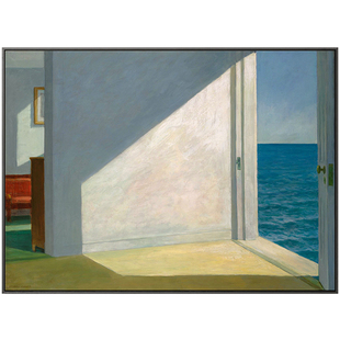 霍普艺术风景画客厅过道走廊背景墙装饰画玄关挂画壁画