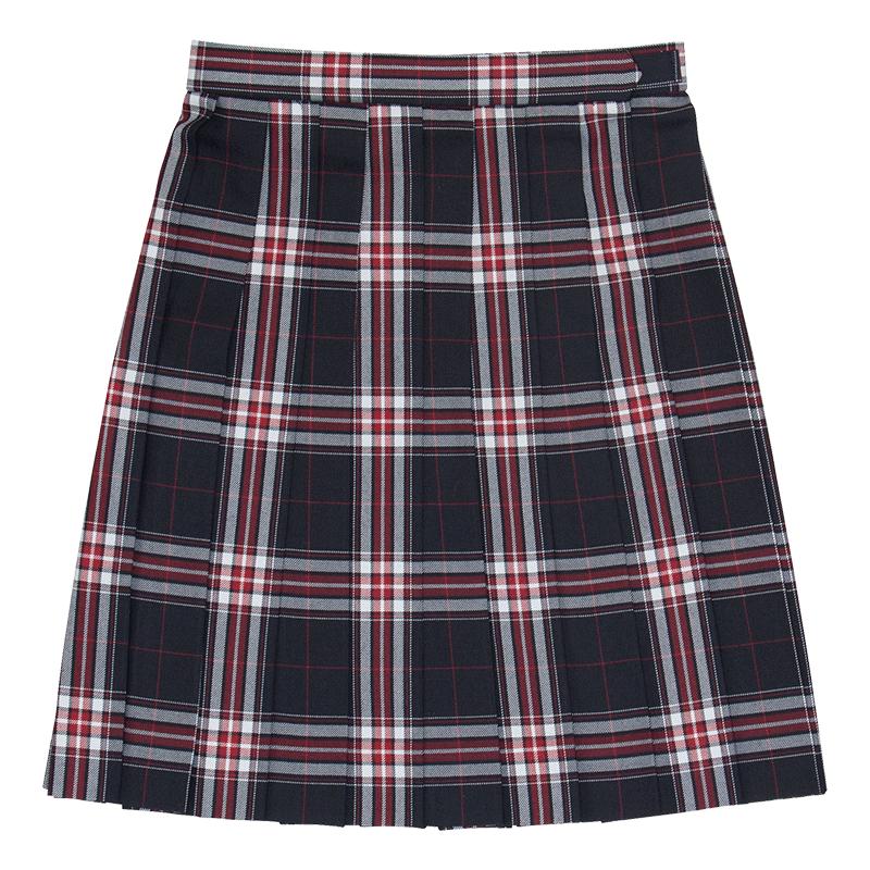 日系甜美风百褶裙少女格子jk制服