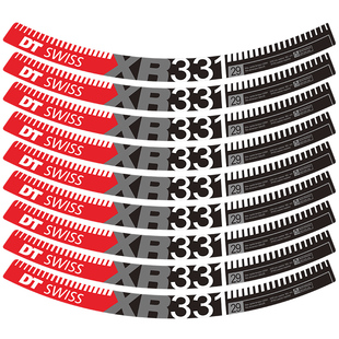 山地车DT SWISS轮组贴纸MTB DT XR331车圈轮组贴纸 贴纸宽度20mm
