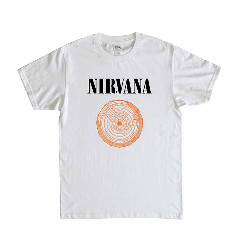 Nirvana ‎T恤 Bleach 涅槃 Sub Pop Kurt Cobain Grunge T-Shirt