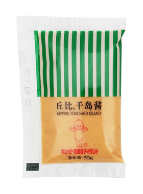 丘比千岛酱 寿司紫菜包饭材料 KFC鸡块蘸酱 面包汉堡酱 30g