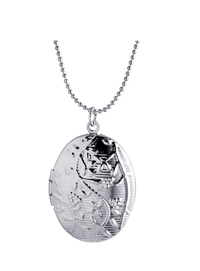 DIY椭圆钥匙扣可以放照片项链