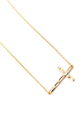 女风酷girl金色感吊精致s925项链