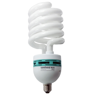 视贝半螺旋e27家用白光节能灯