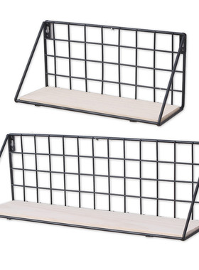 日式ins简约一字搁板家居装饰品
