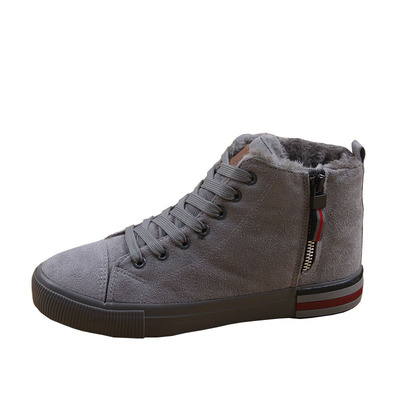 人本雪地靴内增高休闲风保暖棉鞋