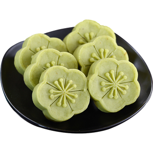 日式抹茶味糕点妈妈吃的老人食品女生健康不发胖解饿抗饿零食小吃