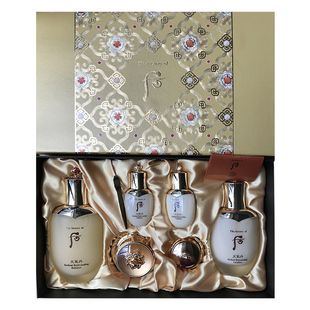 韩国WHOO/后 天气丹套装 华泫水乳面霜 三件套高效修复水乳套盒