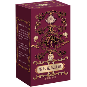 束氏茶界墨红玫瑰花茶冻干大玫瑰花干花泡茶云南重瓣花冠组合茶