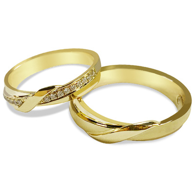 连理18k金轻奢小众订结婚