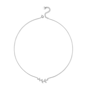 加拿大橄榄枝手链 女纯银镀18K黄金手镯手环 日韩版百搭个性气质