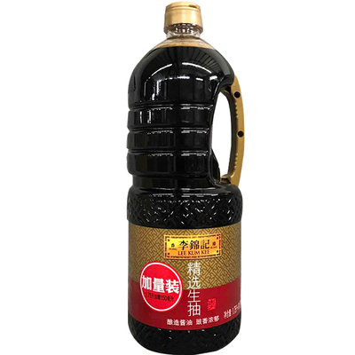 李锦记精选生抽1.9L特级酿造生抽酱油炒菜凉拌火锅点蘸家用500ml