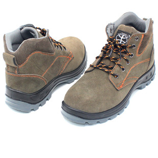 老黄牛劳保鞋男女防砸绝缘防滑耐磨翻毛真皮钢包头透气防护鞋热销