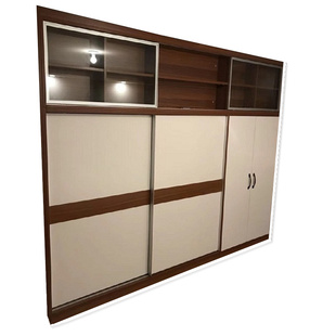 北京厂家直销实木步入式衣帽间推拉门兔宝宝衣柜全屋定制家具整体