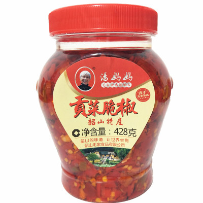 湖南特产贡菜脆椒428g毛家饭店