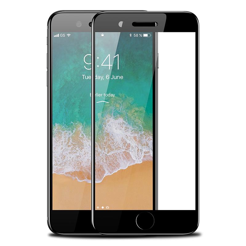 iphone6钢化膜苹果6s全屏全覆盖6贴膜6splus抗蓝光6plus手机膜6sp全包边膜6s六玻璃mo抗指纹4.7寸3D六防摔6p