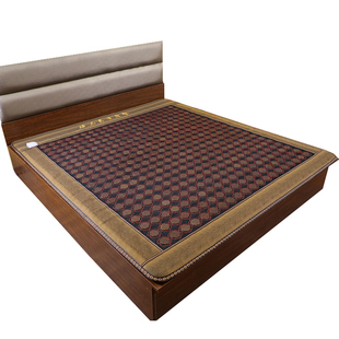 泗滨红砭石床垫加热养生理疗垫玉石能量床垫家用汗蒸泗水正品包邮