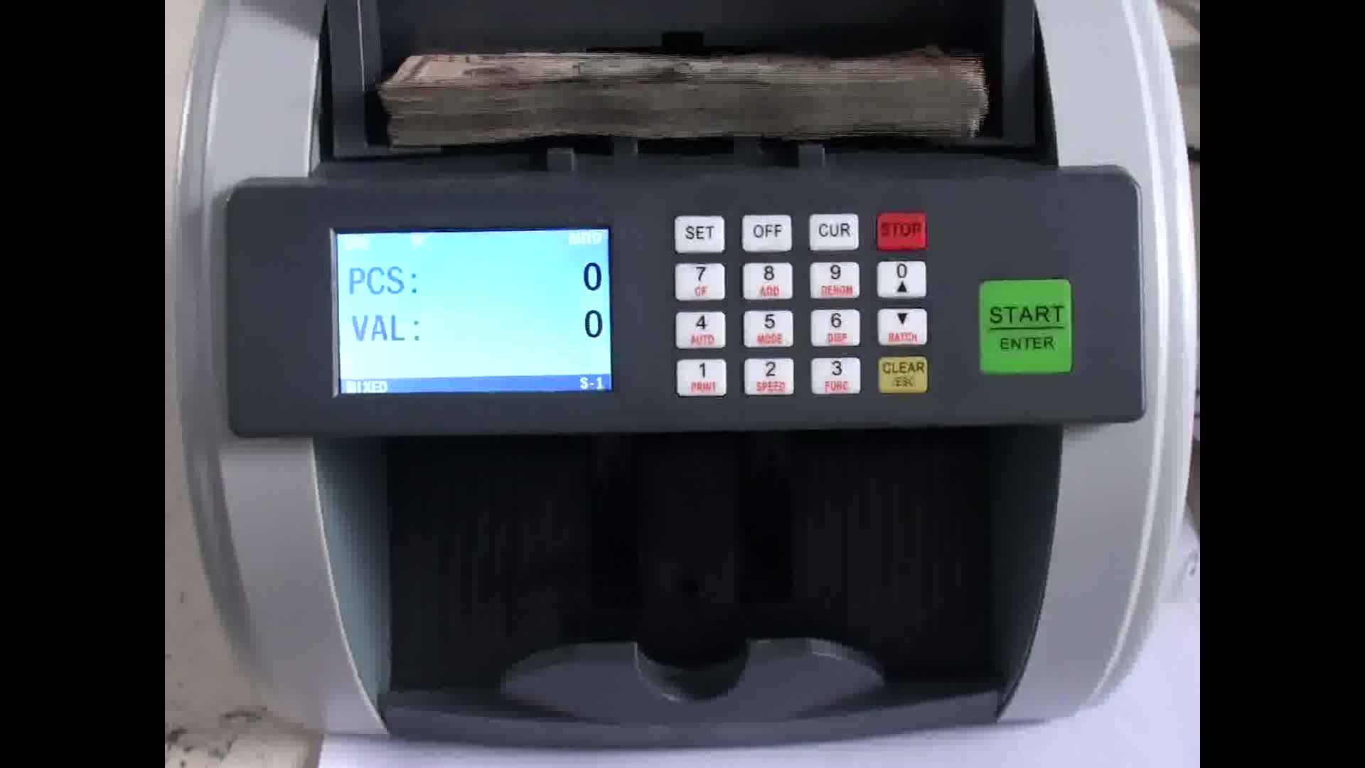 Excellent Note Processing Banknote Counter Currency Machine