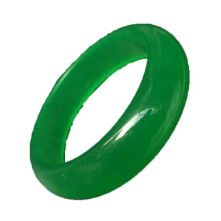 玉手镯翡翠色满绿色玉手镯石英岩玉加宽加厚玉镯祖母绿玉镯子