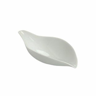 聚器堂影青陶瓷茶荷茶醒茶勺茶匙叶形茶则茶拨投茶器茶铲茶道配件