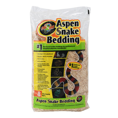 zoomed爬宠垫材白杨木丝蜥蜴守宫蛇奶蛇仓鼠刺猬垫材8.8L