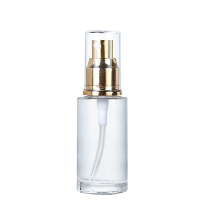 透明多规格按压乳液瓶玻璃分装