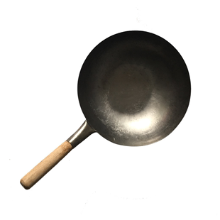 香港代购门市正品陈枝支记平底锅熟铁无涂层铁锅电磁炉适用炒锅