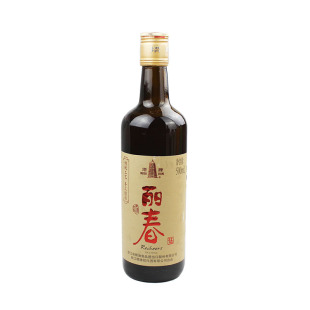 绍兴塔牌丽春5年手工黄酒500mlX1-12瓶玻璃瓶半甜型糯米老酒休闲