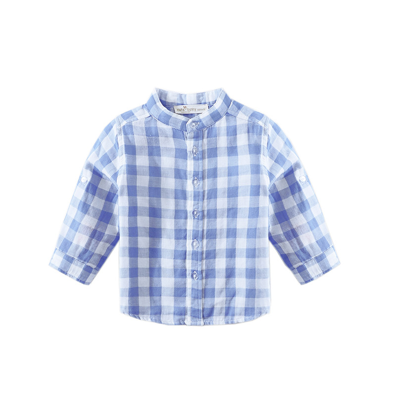 帅气风婴幼儿春装中小童衣服衬衫