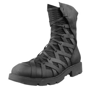 奈瑟冬季韩版马丁靴男潮靴子百搭男靴机车靴男士高帮朋克鞋皮靴