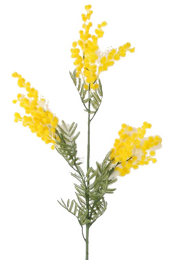 仿真金合欢花束毛绒花相思豆假花