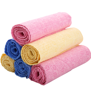 丽尔家3D鹿皮巾洗脸擦头发速干强吸水不掉毛美容洁面毛巾