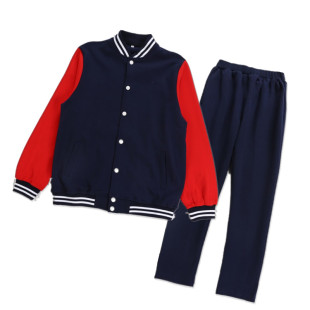 幼儿园园服男女童运动套装班服秋季儿童小学生上衣校服棒球服外套