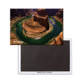 美国亚利桑那州马蹄形弯曲创意磁性冰箱贴 旅行纪念家居21043