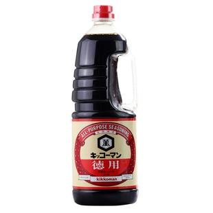 日本万字浓口酱油德用龟甲万酱油原装进口酿造寿司酱油1.8L包邮