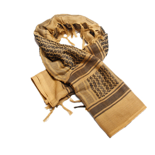 军迷纯棉加厚款阿拉伯方巾头巾户外男女战术围巾防风防沙保暖围脖